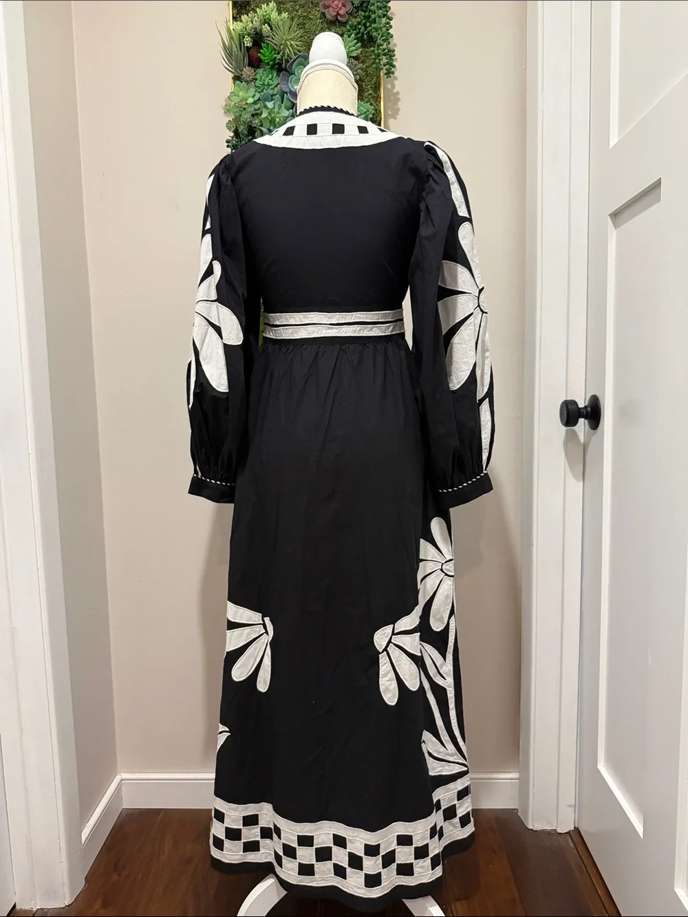 NWT FARM Rio Nature Buttoned Maxi Dress - Picture 7 of 8